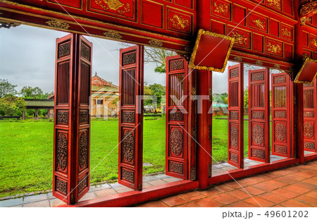 Pavilion at the Forbidden City in Hue, Vietnam 49601202
