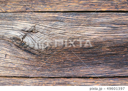 Dark old oak wood for background or wooden texture 49601397