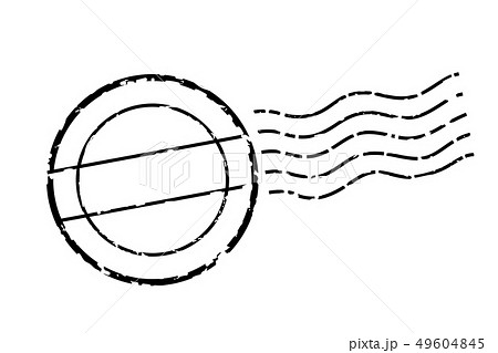 消印 ポストマークのアイコン イラスト ベクターデータのイラスト素材