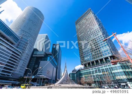 《愛知県》名古屋駅前・都市風景 49605091
