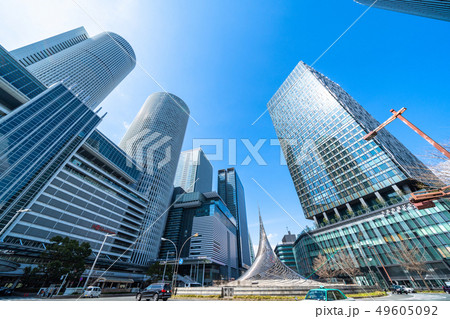 《愛知県》名古屋駅前・都市風景 49605092