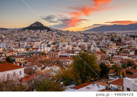 Lycabettus hill in Athens. 49606428