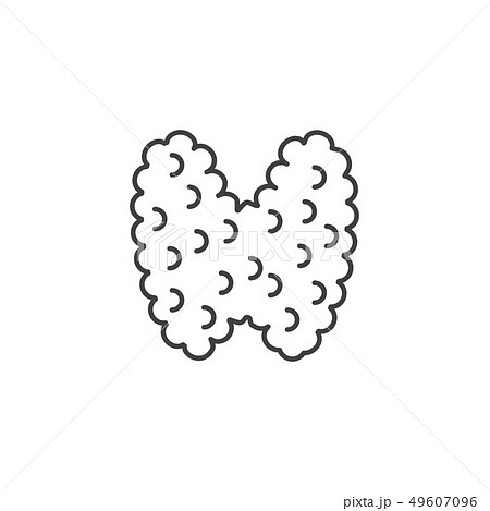 Thyroid Vector Line Icons Thyroid Vector Line Icons 49607096