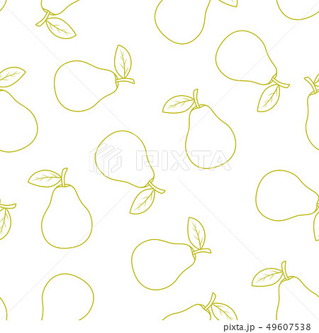 Seamless pattern with pear Seamless pattern with pear 49607538
