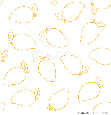 Seamless pattern with mango Seamless pattern with mango 49607539