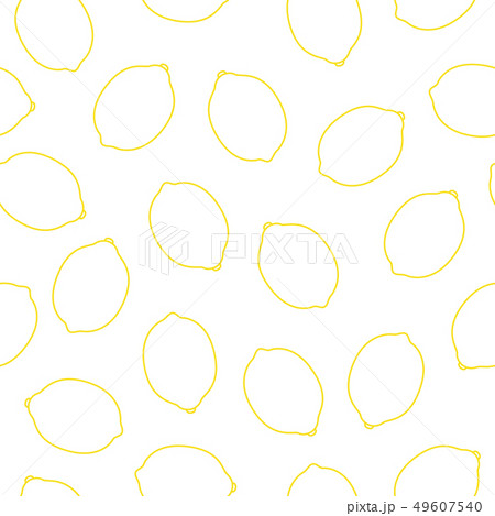 Seamless pattern with lemon 49607540
