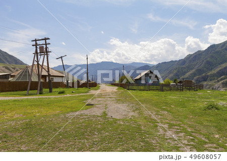 Rural lodges in Altai mountains. 49608057