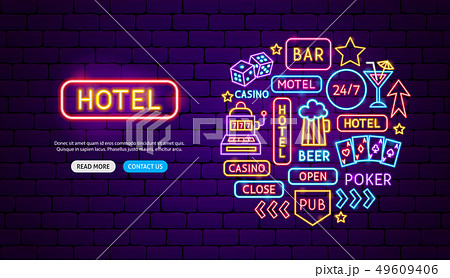 Street Signs Neon Banner Design 49609406