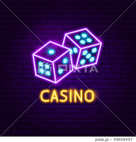 Casino Game Neon Label Casino Game Neon Label 49609497