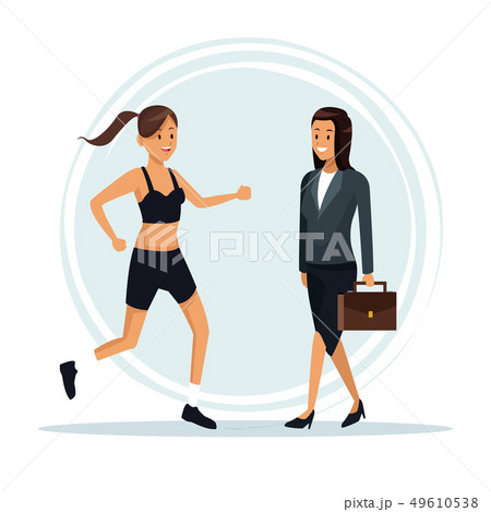 Women in routine day 49610538