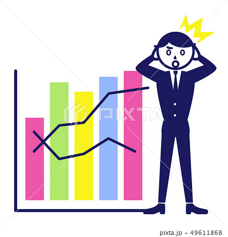 ビジネス スーツ 記号 シンプル 男性 大変 のイラスト素材