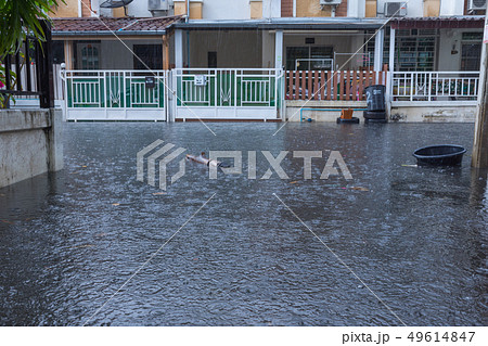 Water flood village Water flood village 49614847