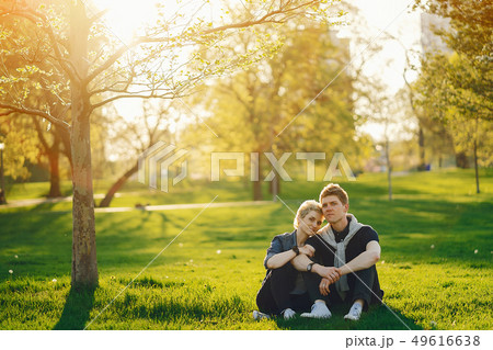 stylish american family 49616638