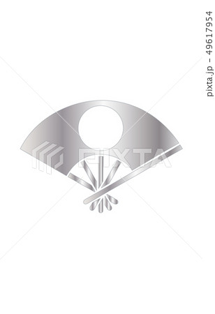 武将家紋銀グラデーション佐竹義宣 武将家紋銀グラデーション佐竹義宣 49617954