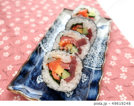 海鮮巻き 49619248