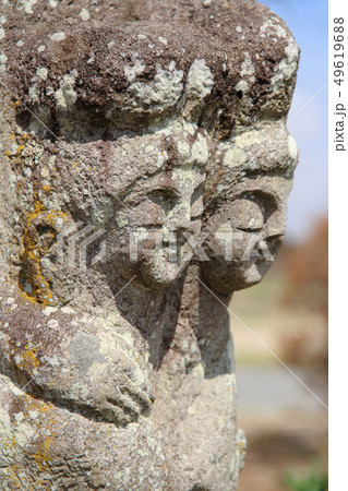 安曇野　水色の時道祖神 49619688
