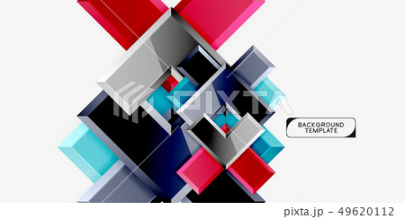Glossy arrows geometric background 49620112