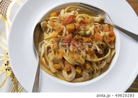 野菜たっぷりスープパスタ 49620283