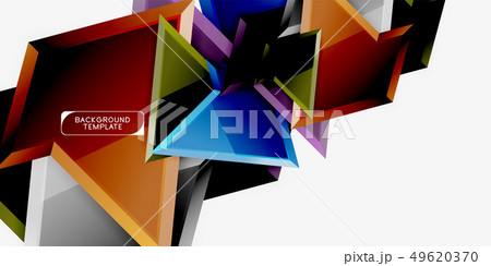 Minimal geometrical triangles with 3d effect Minimal geometrical triangles with 3d effect 49620370