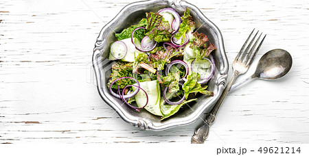 Spring vegetable salad 49621214