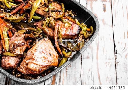 Beef with vegetables Beef with vegetables 49621586
