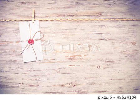 Mail envelope on rope Mail envelope on rope 49624104