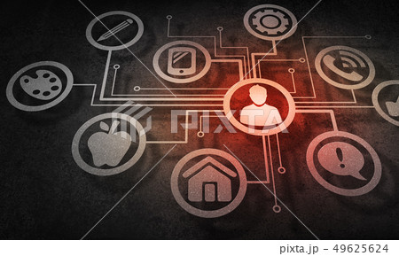 Social media communication 49625624