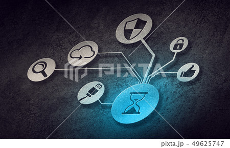 Social media communication 49625747