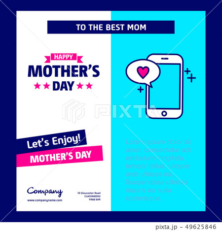 Happy Mother's day greetings card 49625846