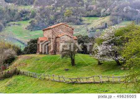 Exterior view of St Christine of Lena church at spring 49626005