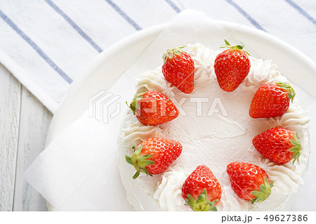 イチゴのショートケーキ 49627386