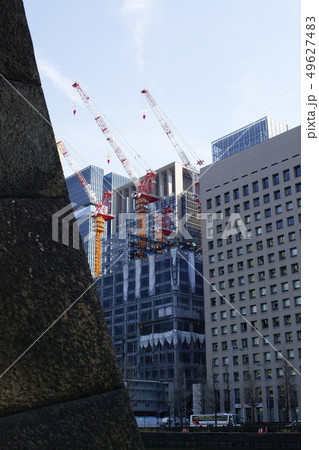 大手町 ビル建設工事現場 大手町 ビル建設工事現場 49627483