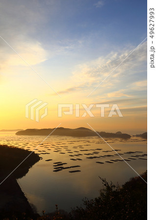 虫明の牡蠣筏  日の出 【岡山県瀬戸内市】  49627993