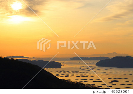 虫明の牡蠣筏  日の出 【岡山県瀬戸内市】  49628004