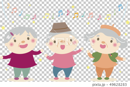 シニア・高齢者6（楽しく歌おう） 49628283