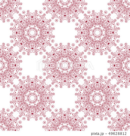 Seamless pattern or forged elements. Modern style for wallpaper, wrapping, fabric, background Seamless pattern or forged elements. Modern style for wallpaper, wrapping, fabric, background 49628812