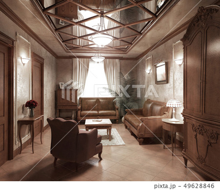 Recreation room in classic style 49628846