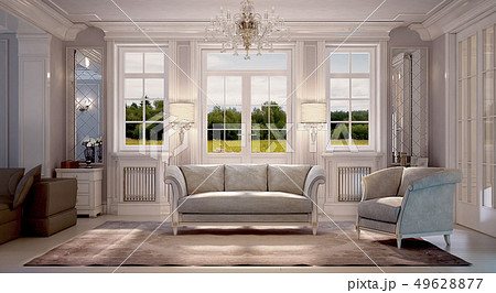 Luxury living room 49628877
