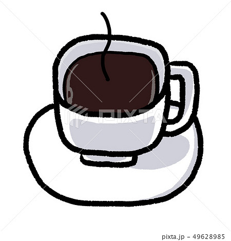 コーヒーカップ シンプルピクトのイラスト素材