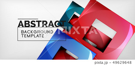 Abstract geometric background. Glossy square Abstract geometric background. Glossy square 49629648