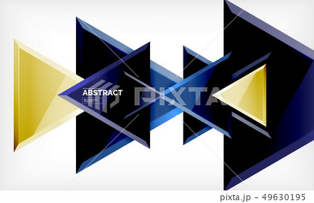 Tech futuristic geometric 3d shapes, minimal Tech futuristic geometric 3d shapes, minimal 49630195