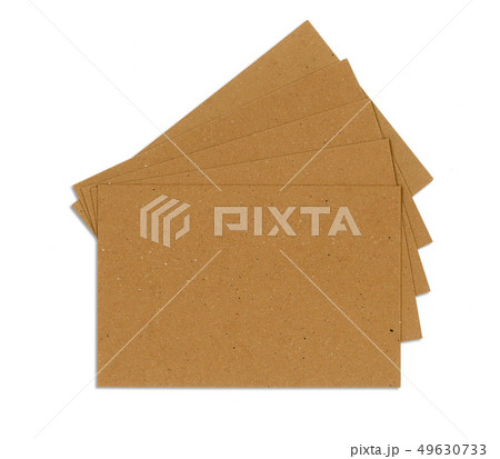 5枚のカットペーパー 49630733