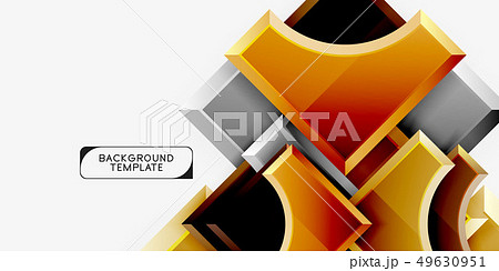 Geometric shapes abstract background 49630951