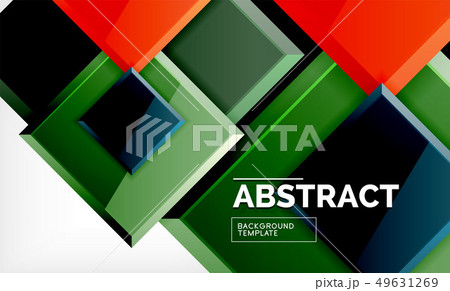 Square abstract background, glossy geometric Square abstract background, glossy geometric 49631269