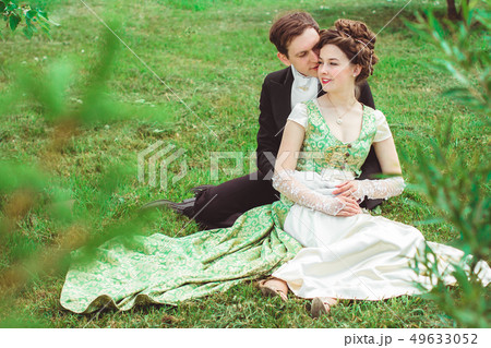 Couple in beautiful suits 49633052