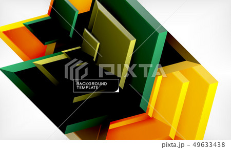 Abstract glossy techno arrows background 49633438
