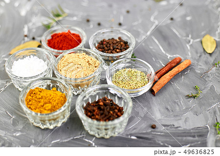 Seasoning background. Spice and herb seasoning Seasoning background. Spice and herb seasoning 49636825