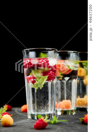 Detox infused flavored water with three color Detox infused flavored water with three color 49637200