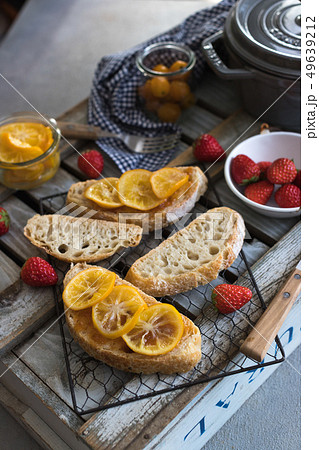 果実のオープンサンド 49639212