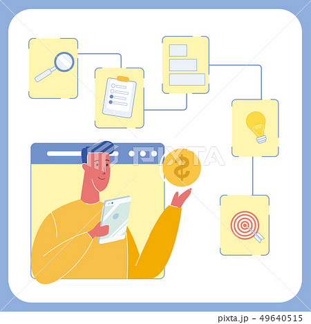 Investment, Funding Color Vector Illustration 49640515